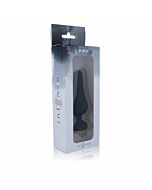 Intense anal plug pipo l silicone black 13.5 cm