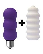 Joystick micro gyro violet and white