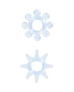 Power stretchy rings blue 2pcs