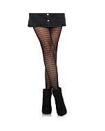 Net striped pantyhose