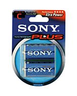 Sony bat/alk c-cel 1x 2pc