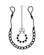 Fetish fantasy pom pom nipple clamps