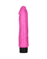 8 inch thick realistic dildo vibe - pink