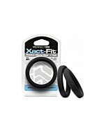 Xact-fit Pack: Silicone Rings 20cm - Black