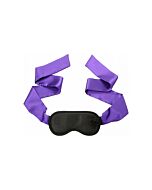 Black rose budding blinder black/purple