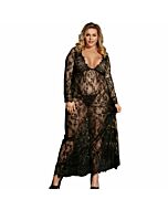 Subblime queen plus long sleeve long dress