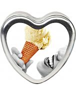 Earthly body vanilla edible massage candle