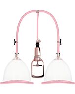 Breast pump set large - rose gold