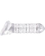 Ribbed extension clear