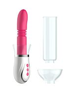 Thruster - 4 in 1 rechargeable couples pump kit - pink