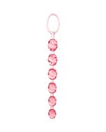 Swirl pleasure beads pink