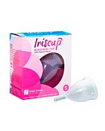 Iriscup menstrual cup transparent small
