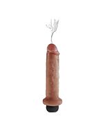King cock 7 inch squirting cock - tan