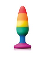 Pleasure plug rainbow medium