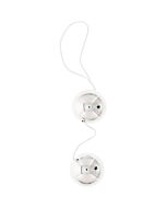Vibratone duo-balls unisex silver