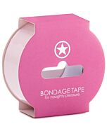 Non sticky bondage tape light pink