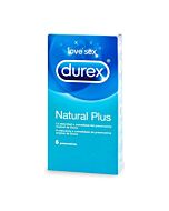 Durex natural plus 6 units