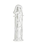 Realistic penis extension clear