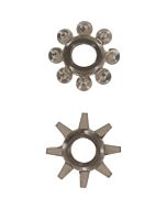 Power stretchy rings black 2pcs