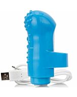 Screaming o rechargeable finger vibe fing o blue