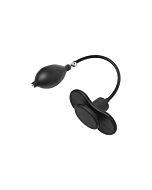 E-stim hollow butt plug black