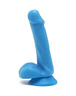 Happy dicks dong 6 inch with balls - blue
