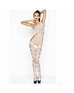 Passion woman bs041 bodystocking white one size