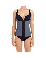 Gray Latex Shape Up Corset