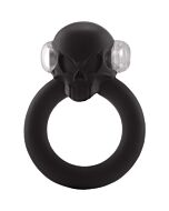 Shadow skull cockring - black