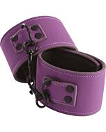 Lust bondage ankle cuffs purple