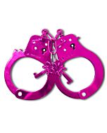 Fetish fantasy anodized cuffs pink