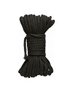 Kink - 6mm hemp bondage rope - 50 ft. black