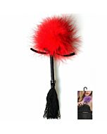 Secretplay red marabou duster