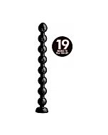 2 beaded hose -19 long - black