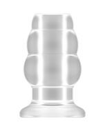 No.51 - large hollow tunnel butt plug - 5 inch - translucent