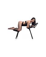 Obedience extreme sex bench with restraint straps