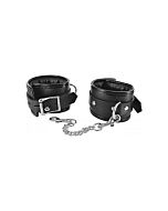 Locking padded wrist cuffs