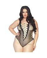 Leg avenue deep-v teddy 1x-2x