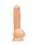 6.5 inch realistic dildo - flesh