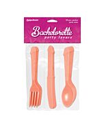 Bachelorette 24 pcs pecker party ware