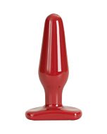 Red boy line medium butt plug