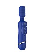 Silicone massage wand - blue