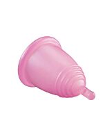 Copa menstrual soft pezon rosa grande