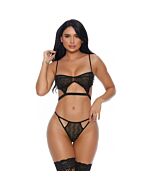 Delicious dusk bra and panty black