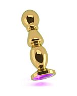 Rich gold plug 12 cm purple sapphire