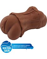 Super wet tight twat vibr. - brown