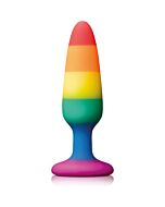 Pleasure plug rainbow small