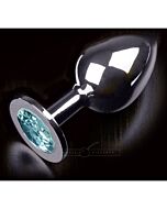 Jewellery large silver water blue