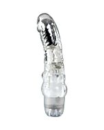 Vibrating massager 6 inch clear