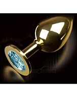 Jewellery large gold water blue